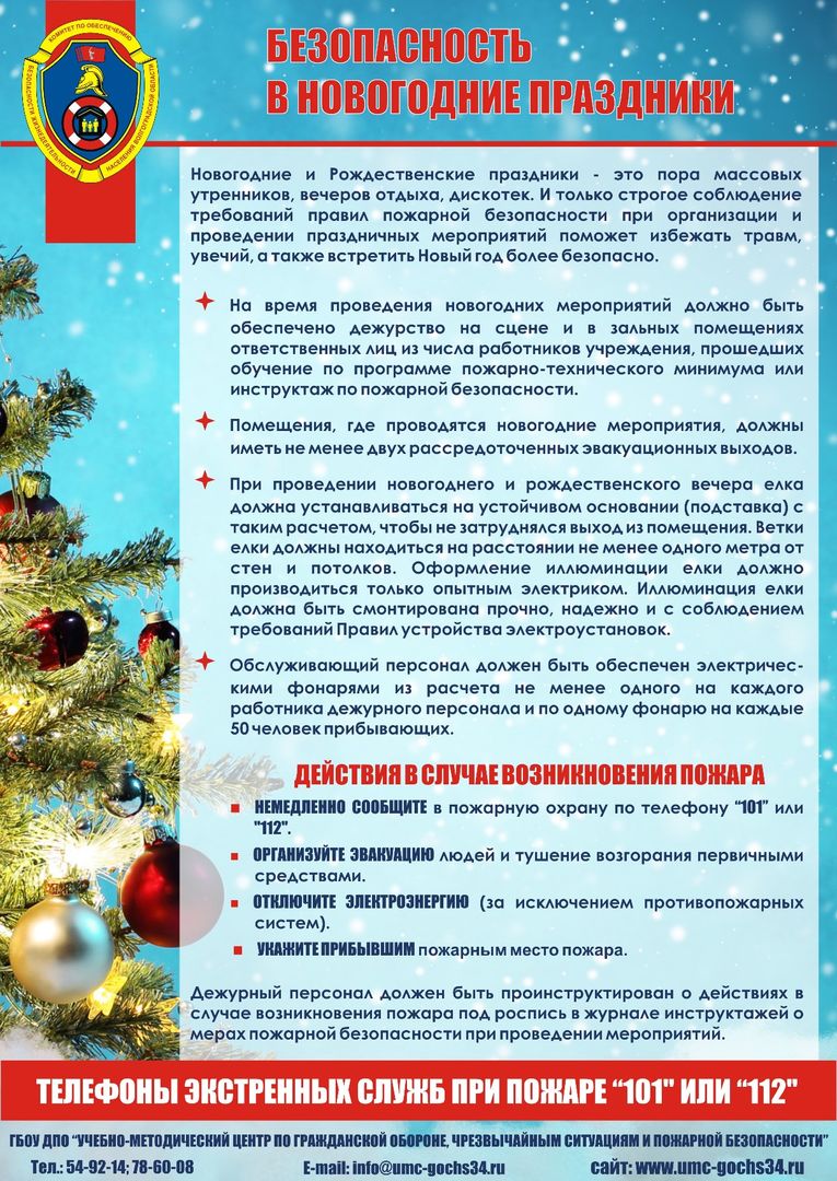 Инструктаж Перед Новогодними Праздниками